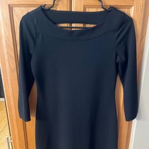 Scoop neck back dress